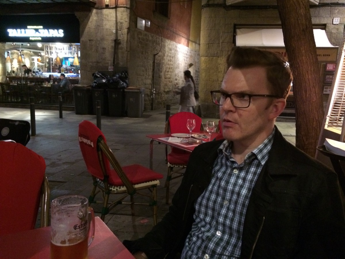 Ed Shearer in Barcelona, El Bourne