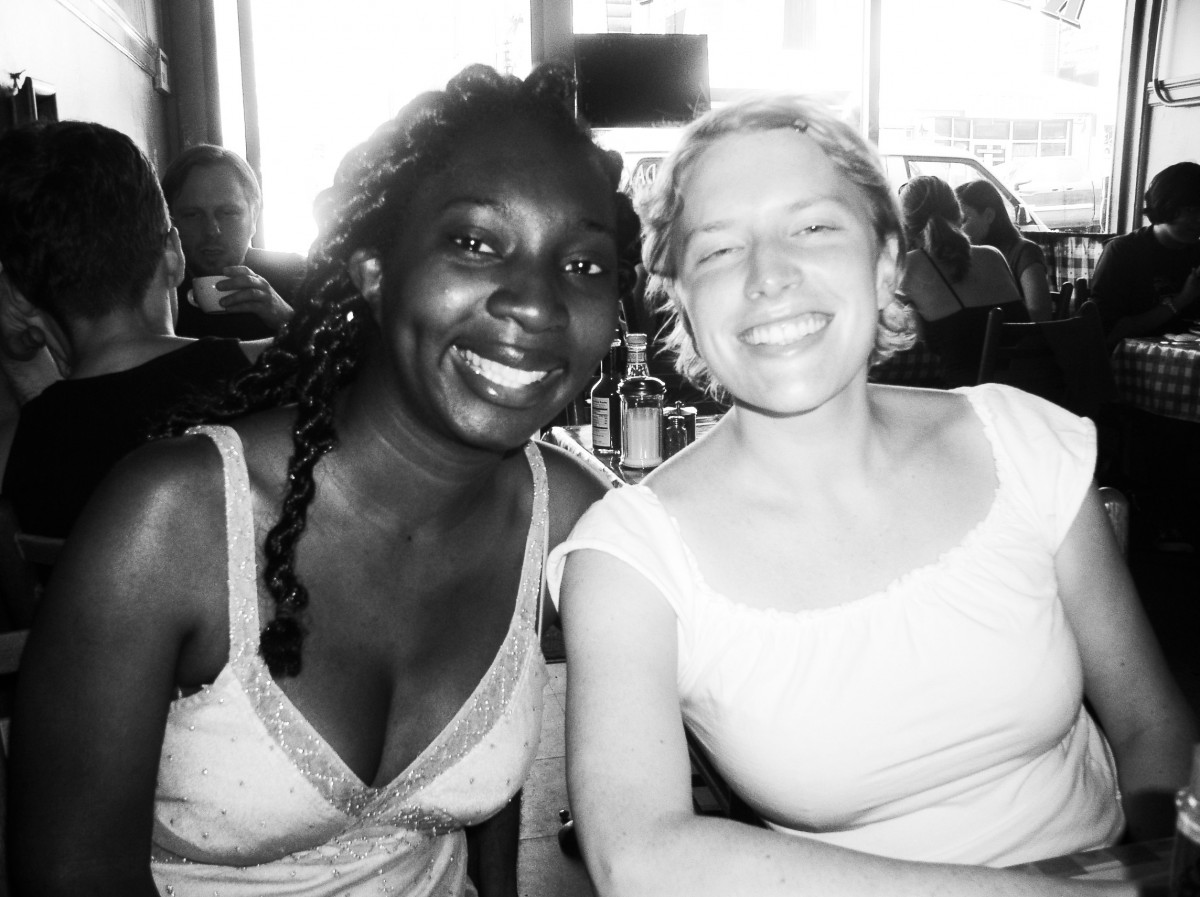 Wendy and Amy in San Francisco, 2004