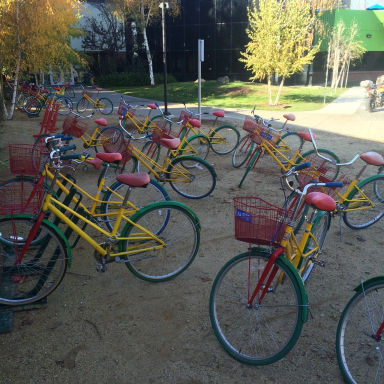 Shared bicycles at Google